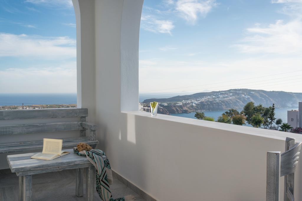 Aspronisi Luxury Villa With Caldera View Megalochori  Pokoj fotografie