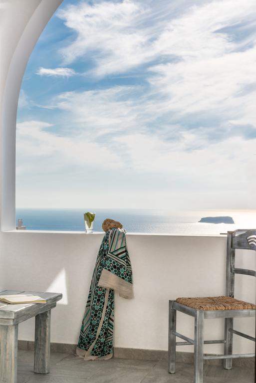 Aspronisi Luxury Villa With Caldera View Megalochori  Pokoj fotografie